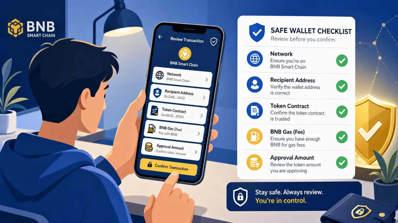 Safe BSC wallet workflow